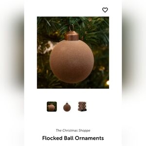 Hobby Lobby Viral Flocked Ball Ornaments